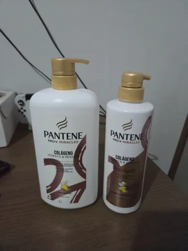 Kit Pantene Colágeno Hidrata & Resgata - Shampoo 1L + Condicionador 510ml