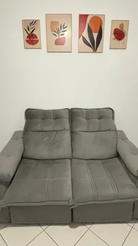 Sofá 2 lugares Retrátil/reclinável 1,50m