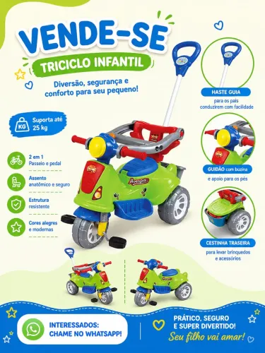 Triciclo infantil 