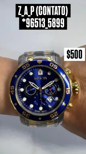 Relógio INVICTA PRO DIVER MISTO FUNCIONAL ENTREGAMOS