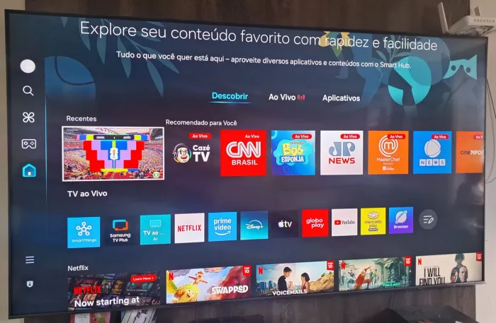 Tv "75 Samsung smart 4k 3x1 