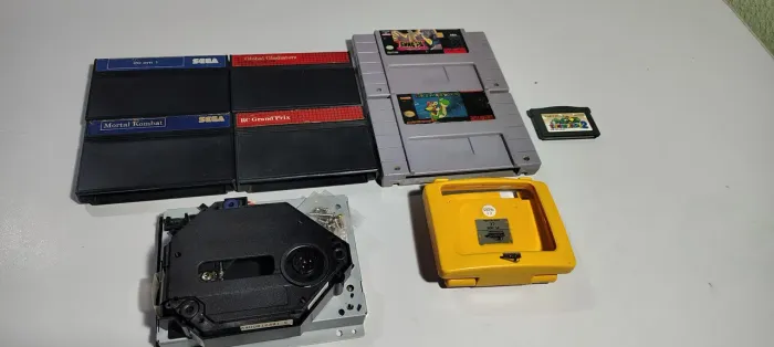 Super Nintendo master system GBC GBA Dreamcast valores na descrição