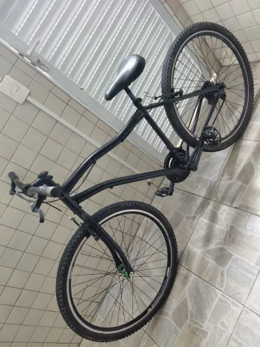 Bicicleta aro 29 quadro ferro 