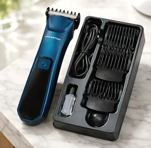 Máquina de cabelo profissional com visor