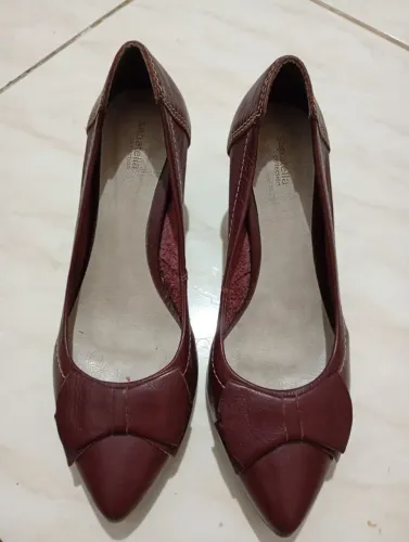 Scarpin bordô número 37