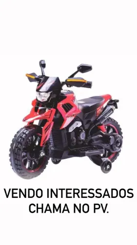 Moto infantil elétrica 