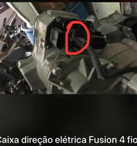 Caixa direção elétrica fusion 4 fios completo
