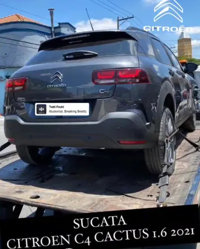 Sucata Citroen C4 cactus 1.6 2021 para retirada de peças