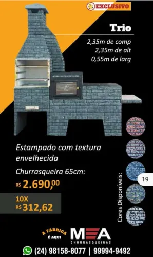 Churrasqueiras Pré Moldadas M&A