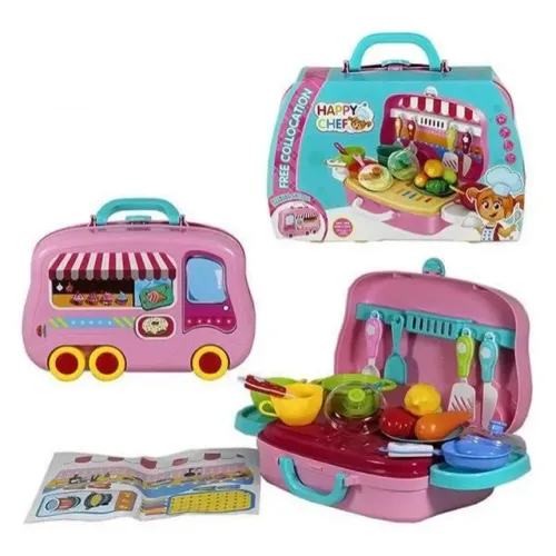 Conjunto Cozinha Minha Maleta Super Chef Tk-1512 Toy King
