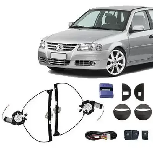 Kit Vidro Elétrico Completo para VW Gol G2 G3 G4 - Para as 2 Portas Dianteiras @
