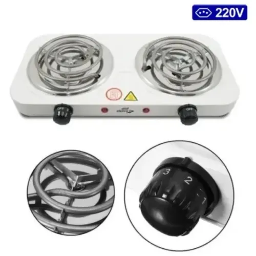 Fogareiro elétrico 2 bocas 2000w