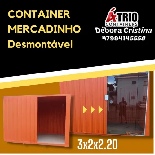 Container mercado personalizado