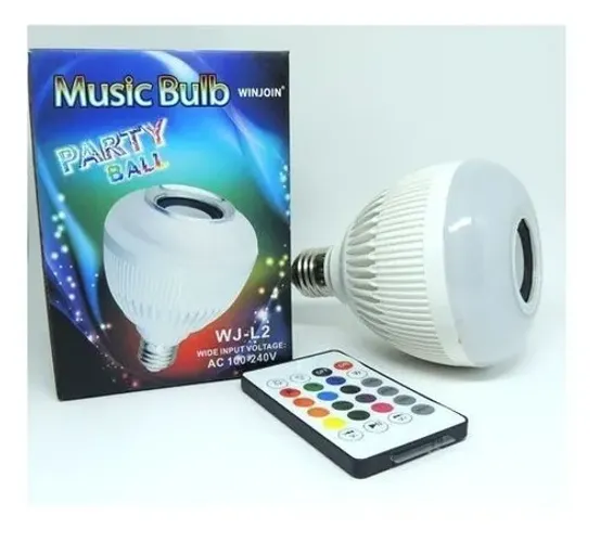 Lampada Com Led E Caixa De Som Embutida Wj-l2 100-240v
