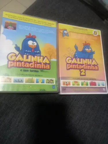 DVD Galinha Pintadinha 1 e 2 - Canções Infantis