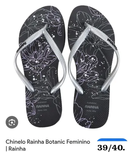 Chinelo Rainha botanic 39/40