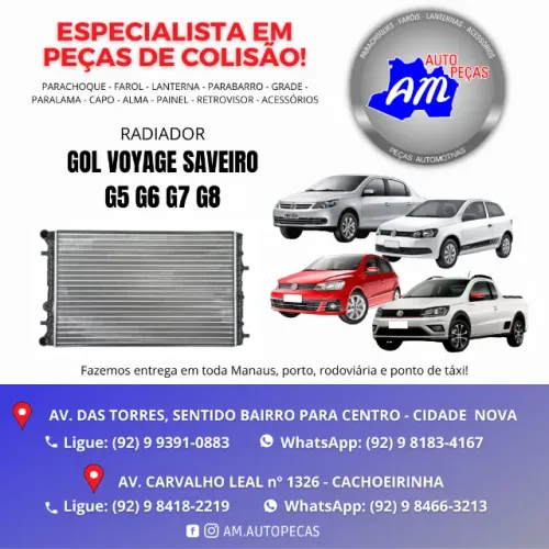 radiador gol g5 g6 g7 g8