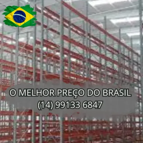 ESTRUTURA EM AÇO P/ ESTOQUE