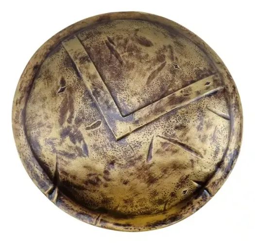 Escudo Filme 300 Sparta Tamanho Real Em Resina Decorativo