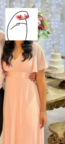 VESTIDO LONGO FESTA MADRINHA/ FORMATURA rosa claro nr 36/38 ( Usado apenas 1 x ) 