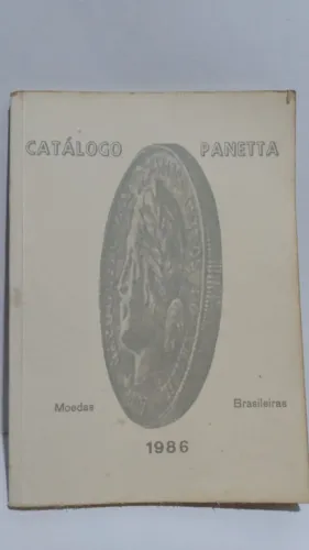 Livro Catálogo Planetta Moedas brasileiras 1986 numismática.