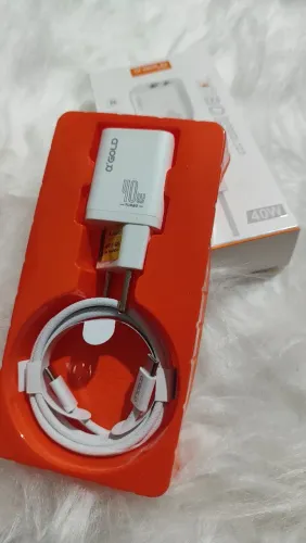Carregador Rápido 40W Turbo Alpha Gold tipo C