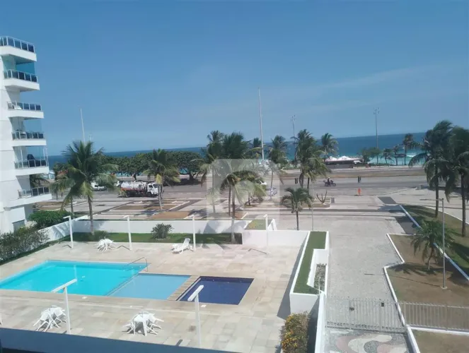 Barra da Tijuca Praia Apartamento 186m² 4 Quartos Frente Mar Total Infraestrutura à Venda
