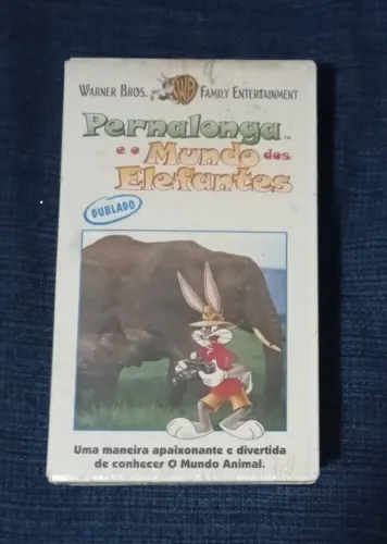 VHS Dublado Pernalonga Mundo Dos Elefantes ( Lacrado )