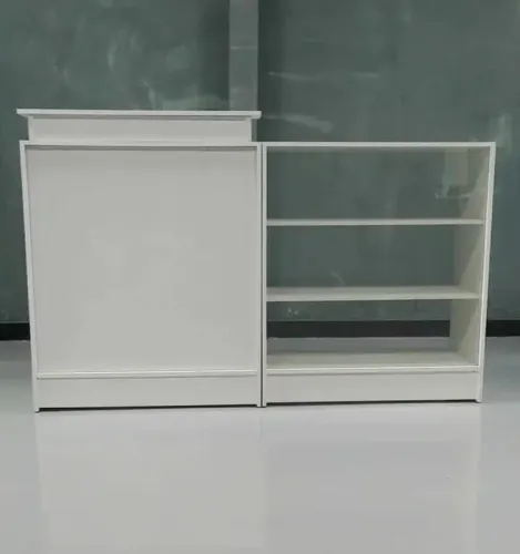 Conjunto de BALCÃO CAIXA+ BALCÃO VITRINE MDF