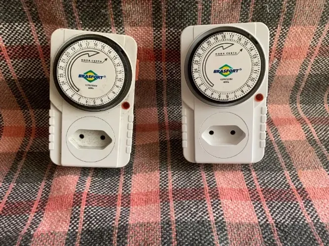 2 timers FRETE GRÁTIS analógico bivolt 24 horas