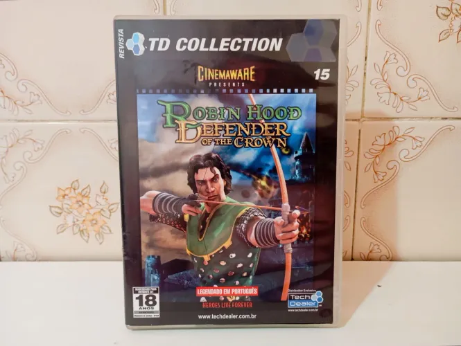 Jogo PC CD Rom Robin Hood Defender Of The Crown (Duplo) C/ Encarte Interno - Original