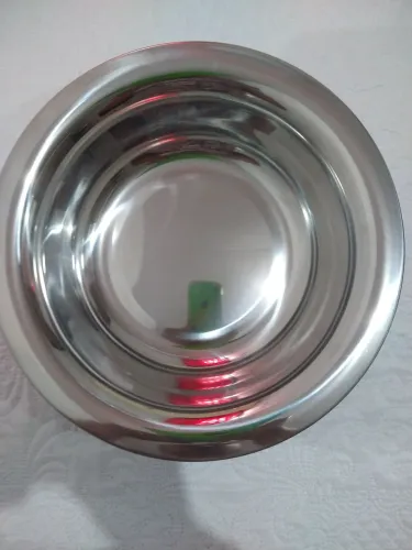 Bacia hospitalar 3 unidades inox