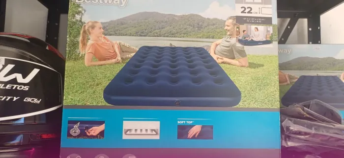 Colchão Inflável Bestway - Conforto para Camping! Casal