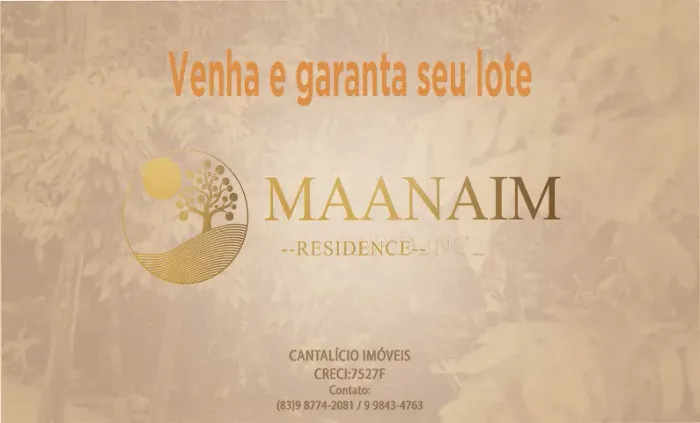LOTE EM CONDOMINIO FECHADO DO LITORAL SUL DA PARAIBA