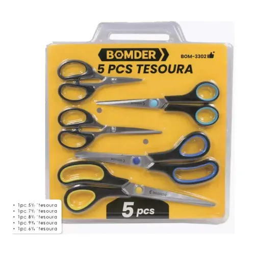 Tesouras de Costura Profissional - Bomder - 5 Peças