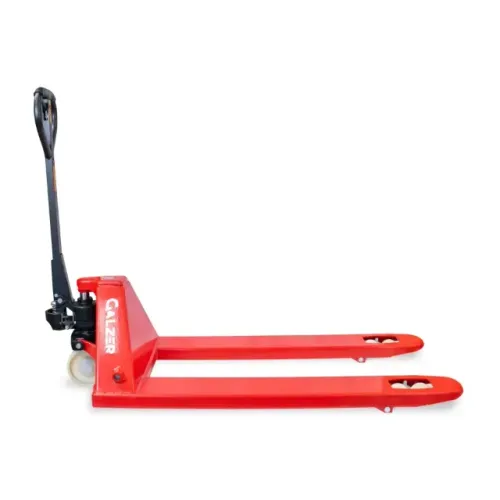 TRANSPALETE PALETEIRA MANUAL 3TONS 685x1220 RODA DUPLA NYLON GALZER
