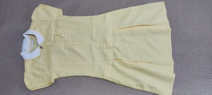 Vestido Marks & Spencer Xadrez Amarelo