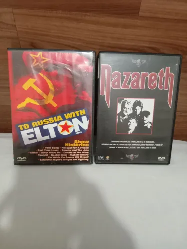 DVDs Elton John e Nazareth 