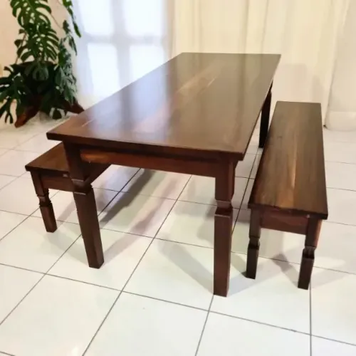 Mesa Com Banco Para Churrasco 8 Lugares 220cm