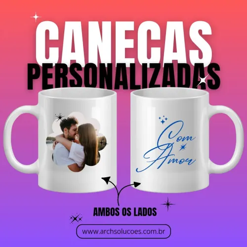Canecas Personalizadas - Com Amor