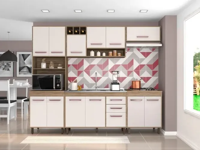 COZINHA COMPACTA BARCELONA - POLIMAN        