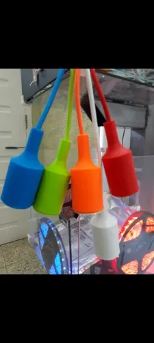  Pendentes de Silicone Coloridos
