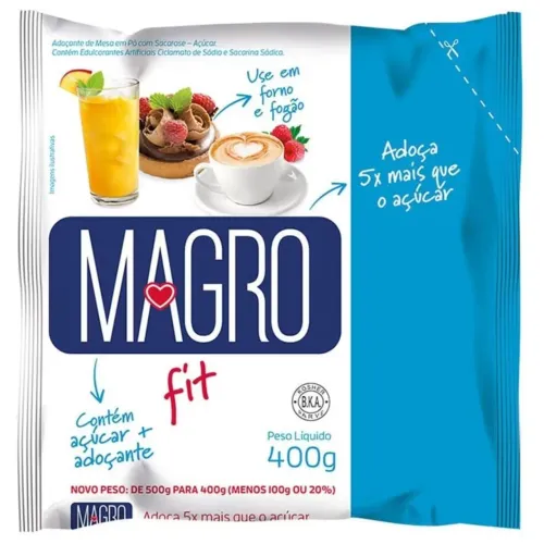Açúcar Light Magro 400g - Forno e Fogão