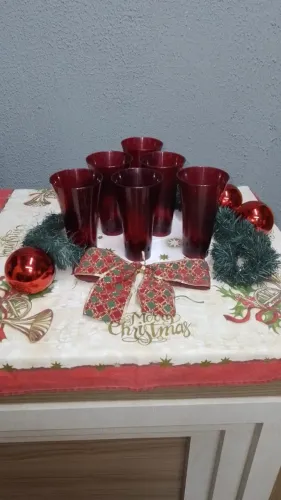 NATAL! TAÇA EM FOMATO RUBI FRANCESA DE MELANINA