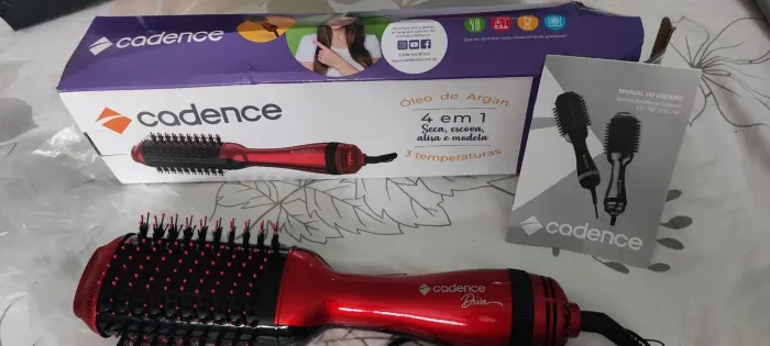 Escova Secadora Cadence Diva 4 em 1 - Óleo de Argan
