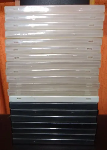 20 Estojos de CDS e DVDs (LEIA A DESCRIÇÃO)