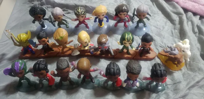 Coleção de miniaturas de personagens da Marvel