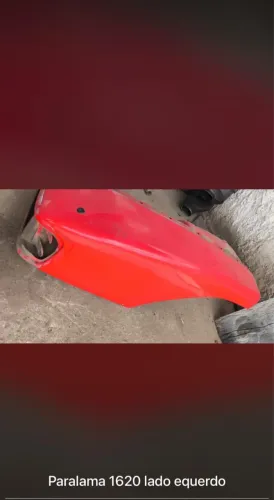 Paralama dianteiro Mercedes 1620 lado esquerdo 