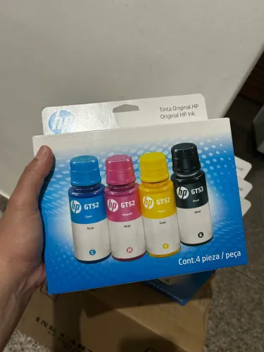 Pack 4 Tintas HP GT53 GT52