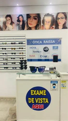 Balcão de Ótica com Expositor de Óculos